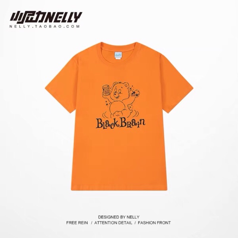 Áo phông nelly heybig sale (có sẵn) black brain