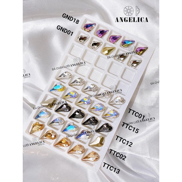 [Đá đính móng][ Đá Nail] Đá trang trí móng size to siêu sáng