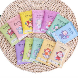 Combo 10 túi thơm để tủ quần áo giày dép nhỏ gọn tiện lợi