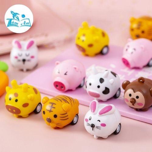 Ôtô/Xe đồ chơi động vật chạy bằng dây cót mini - Đồ chơi xe mô hình ôtô cho bé