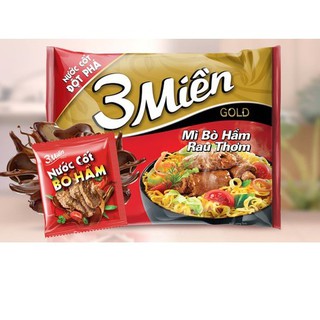 Set 5 gói mì tôm 3 miền 65g
