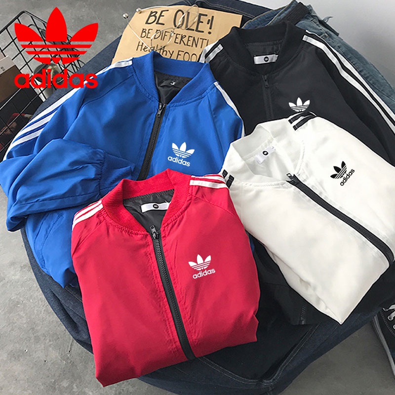 Adidas Men's Sports Windbreaker High Quality Jacket Casual Waterproof Jacket