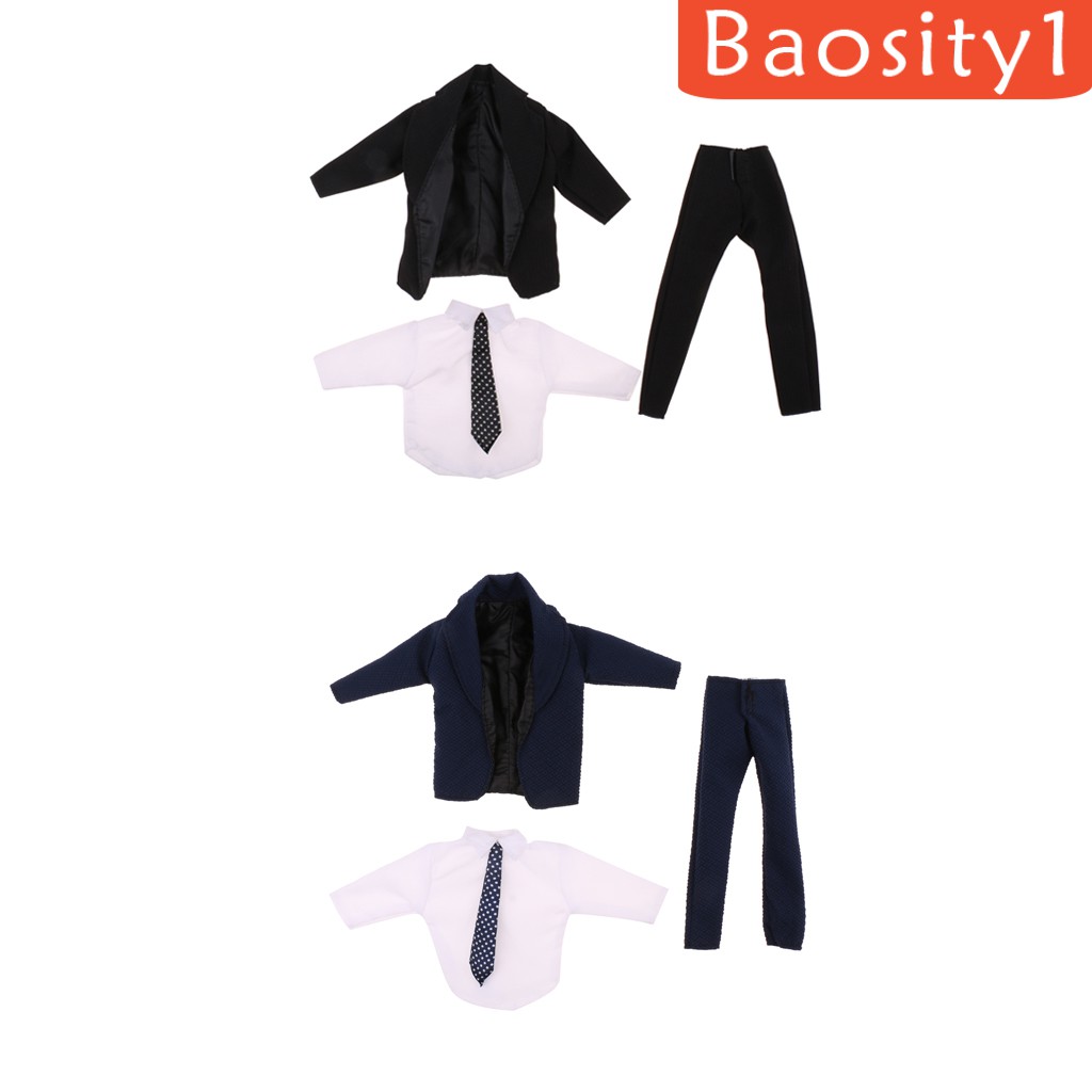 Bộ Quần Áo Phụ Kiện Sang Trọng Màu Đen Dành Cho Búp Bê Ken