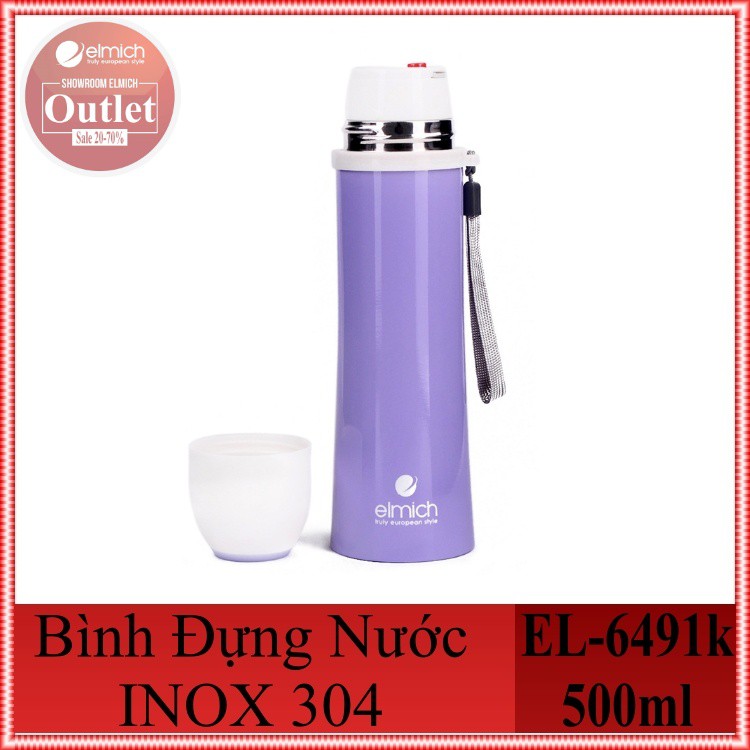 Bình đựng nước giữ nhiệt 2 lớp INOX 304, Tráng Bạc, 1500ml 2000ML Elmich