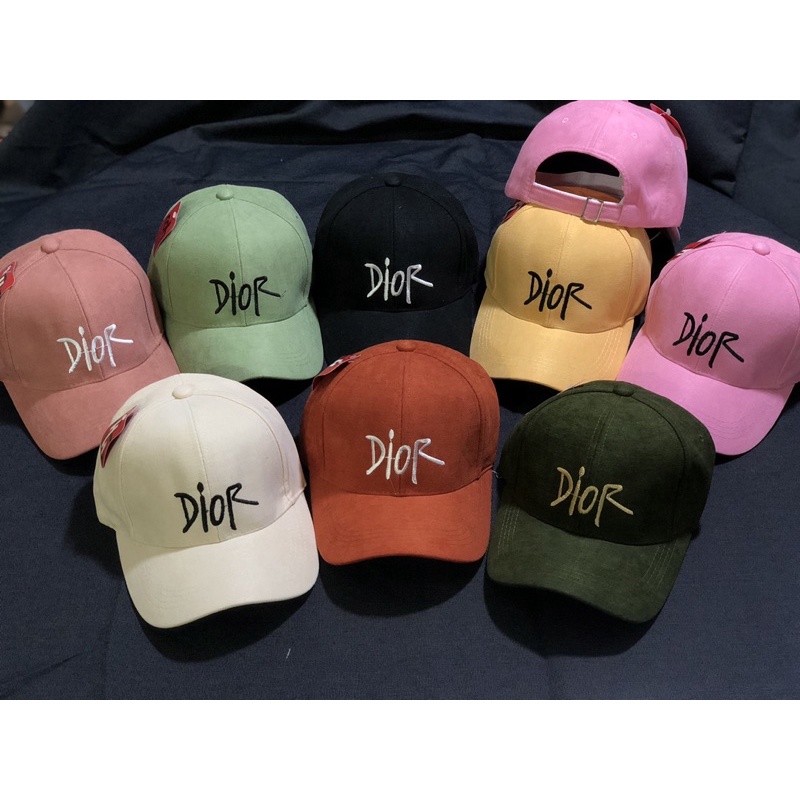 MŨ LƯỠI TRAI NHUNG MỊN THÊU CHỮ D R - MŨ KẾT NAM / NỮ