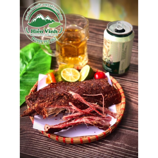 ĐẶC SẢN TÂY BẮC: THỊT LỢN GÁC BẾP 500G TẶNG KÈM CHẨM CHÉO