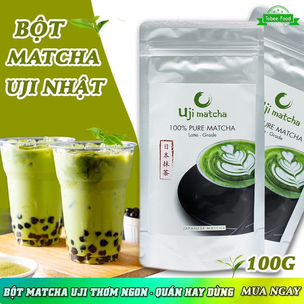 Bột Matcha Uji Nhật Bản (Gói 100g Tiện Lợi) - Bột Pha Trà Sữa Thơm Ngon Cao Cấp | BigBuy360 - bigbuy360.vn