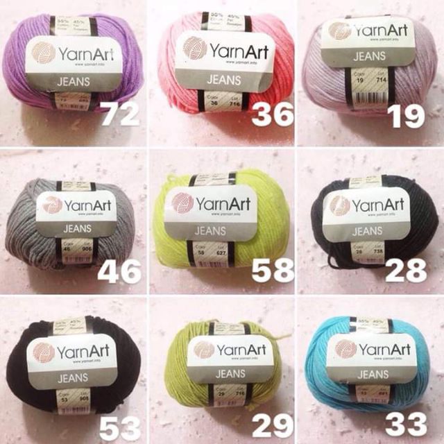 Len jeans yarn art 50g