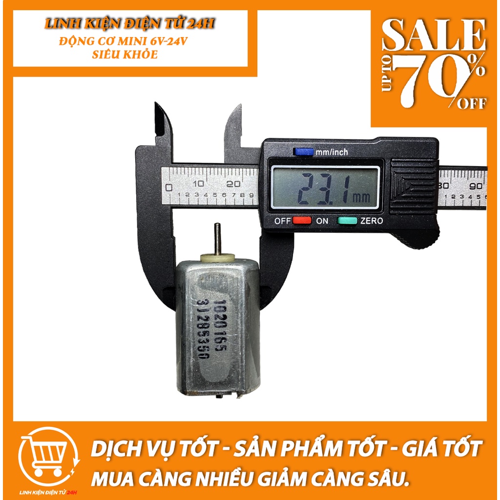 Động Cơ 180 mini 6V Siêu khỏe-Siêu êm