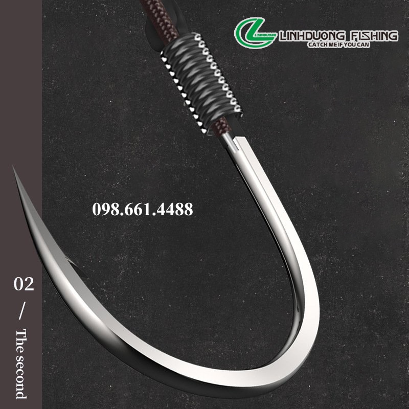 Thẻo Săn Hàng Lưỡi Đôi Buộc Sẵn Chuyên Câu Câu Đơn , Câu Đài , Cước Carbon , Lưỡi Săn Hàng Thép phủ Silicon