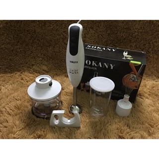 Máy xay cầm tay đa năng Sokany 5 chi tiết