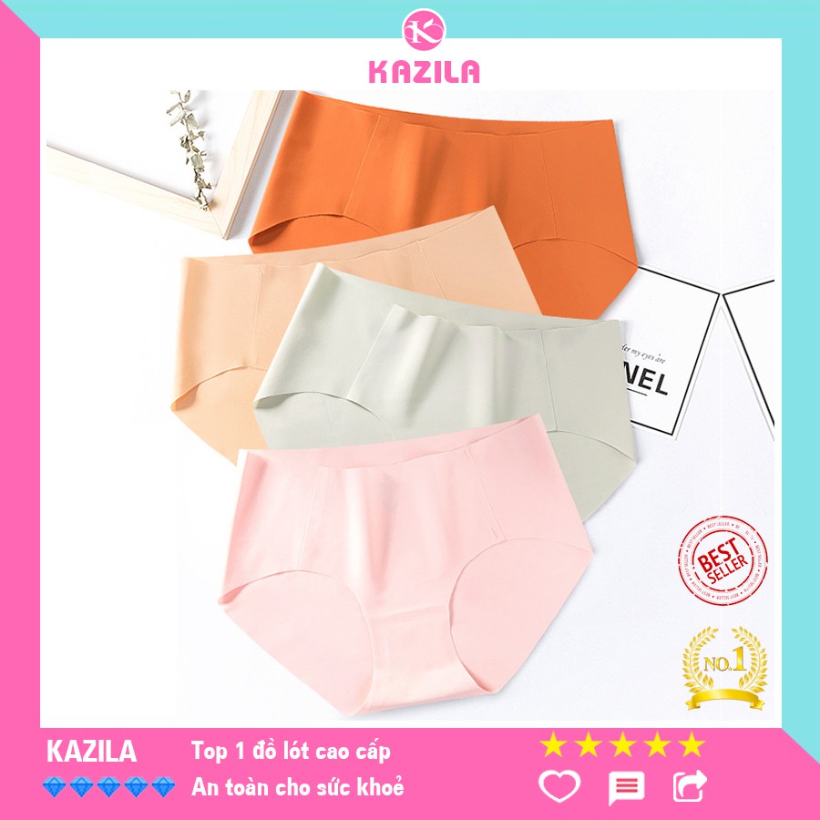 Quần lót su đúc cao cấp, quần lót nữ thun lạnh không viền may co giãn siêu mỏng Kazila QLH36