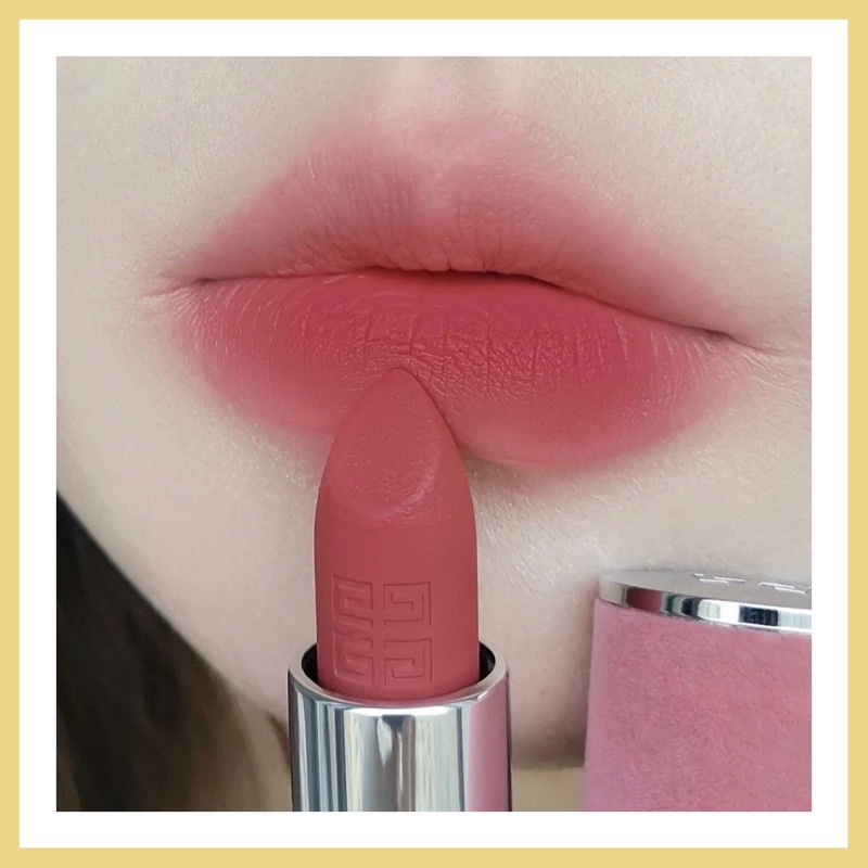 Son Givenchy vỏ hồng Le Rouge Sheer Velvet 2021
