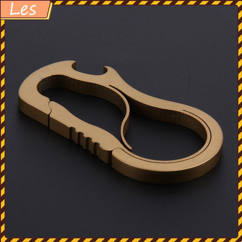 Metal Fast Buckle Outdoor Keychain EDC Equipment Titanium Alloy Carabiner