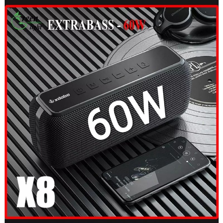 [BẢN 2021 - SHIP NGAY] Loa Bluetooth XDOBO X8 - II 60W CHÍNH HÃNG SIÊU TRẦM