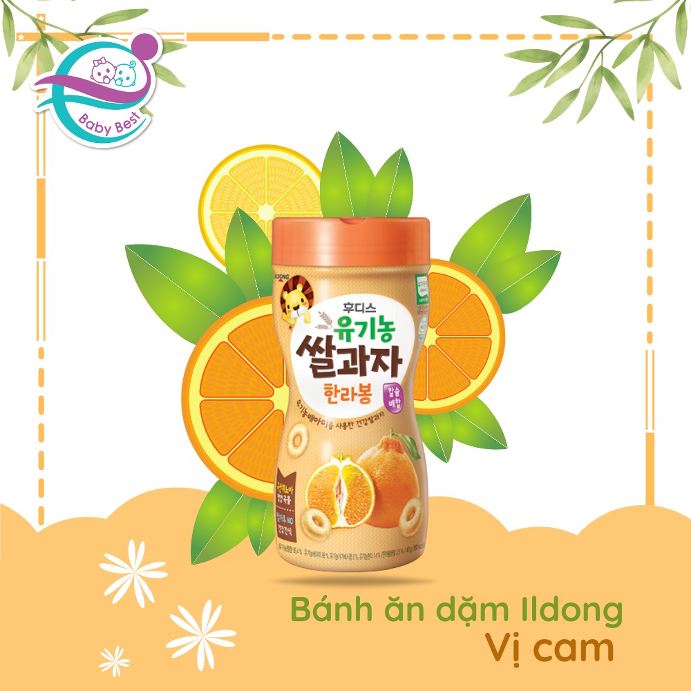 (3 vị) Bánh ăn dặm Ildong hộp 40gr