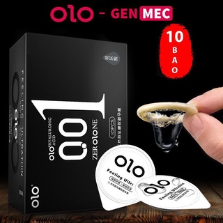 Bao cao su siêu mỏng 0.01 |che tên| mỏng nhất thế giới