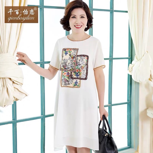 Váy đầm trung niên nữ size L xả hàng