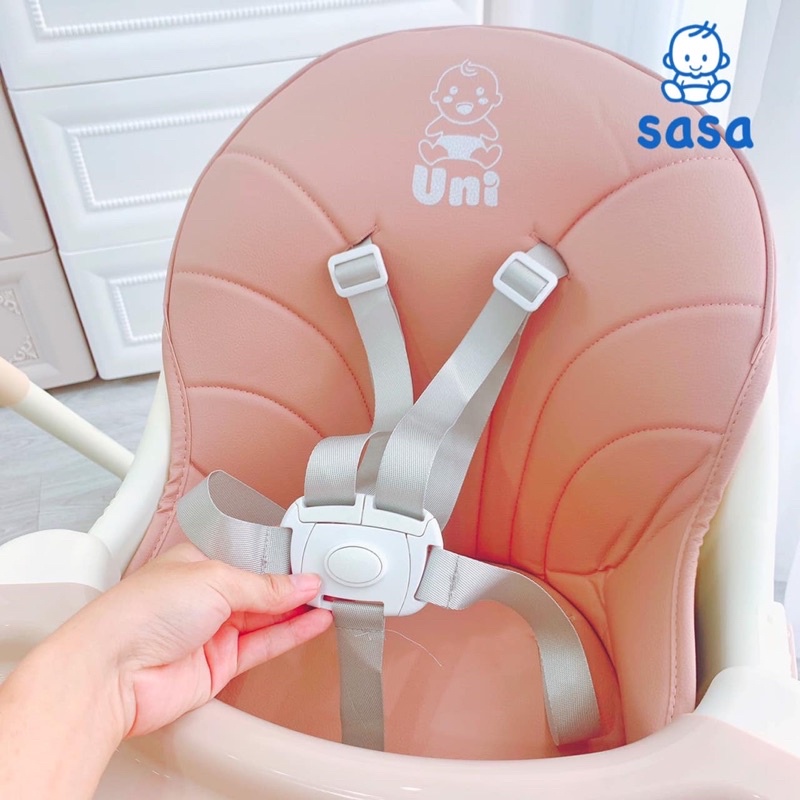 Ghế ăn dặm đa năng cao cấp Sasa Uni cho bé