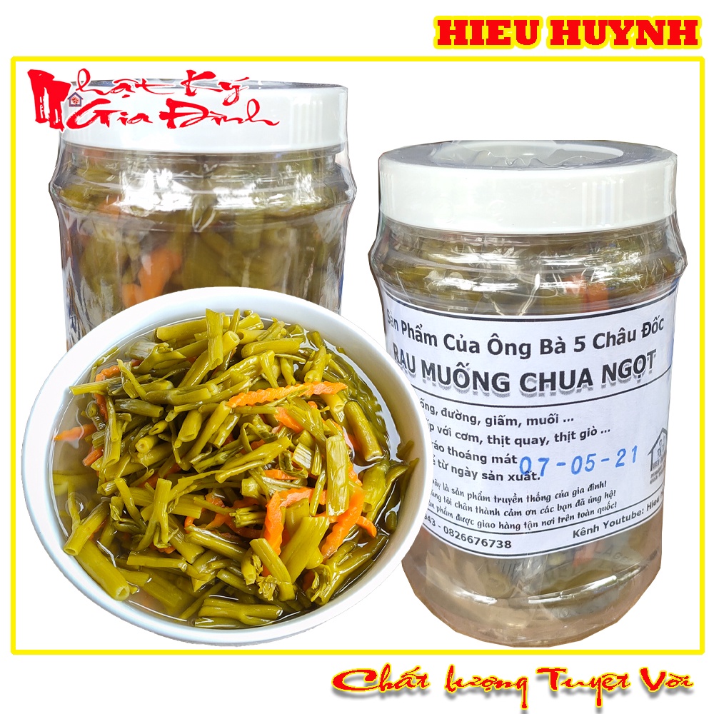 500gr Rau Muống Chua Ngọt Ăn Liền Hiệu Ông Bà 5 Châu Đốc