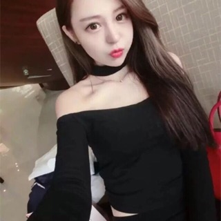Áo trễ vai dài tay