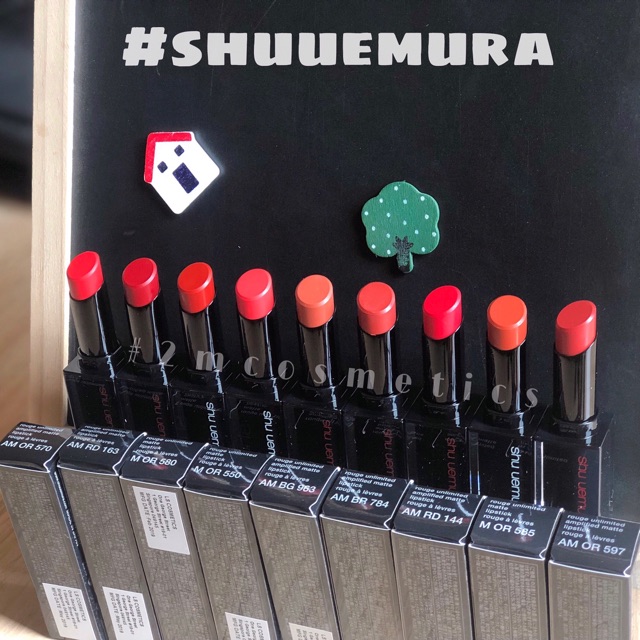 🍓[Shu] Son Shu Uemura vỏ đen (new packaging 2019)