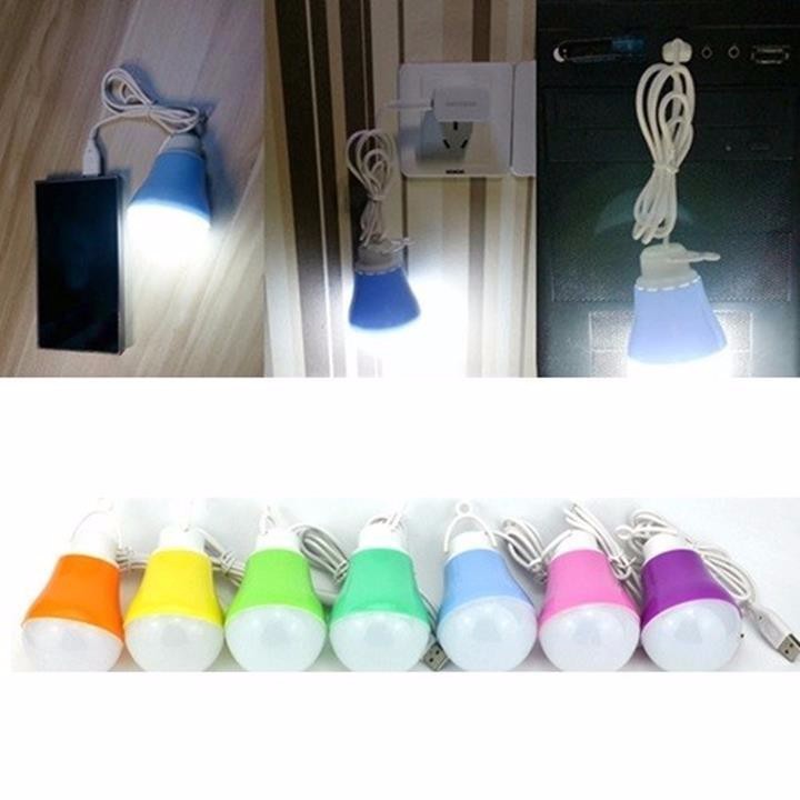 Bóng Đèn Led Bulb USB siêu sáng 5W ( Ánh sáng Trắng )