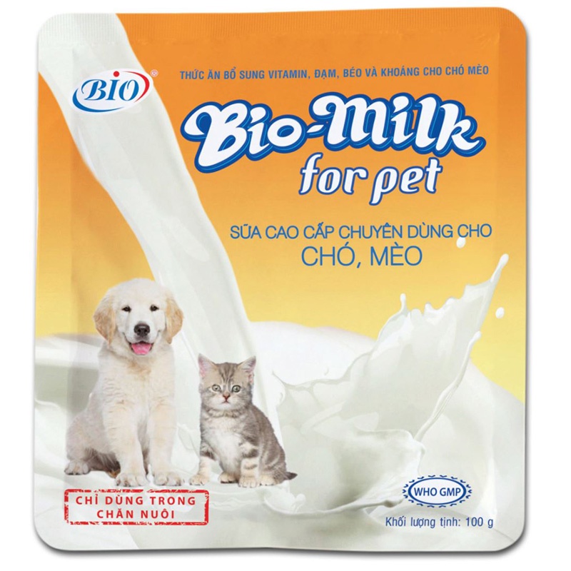BỊCH SỮA BIO MILK CHO CHÓ MÈO-79400