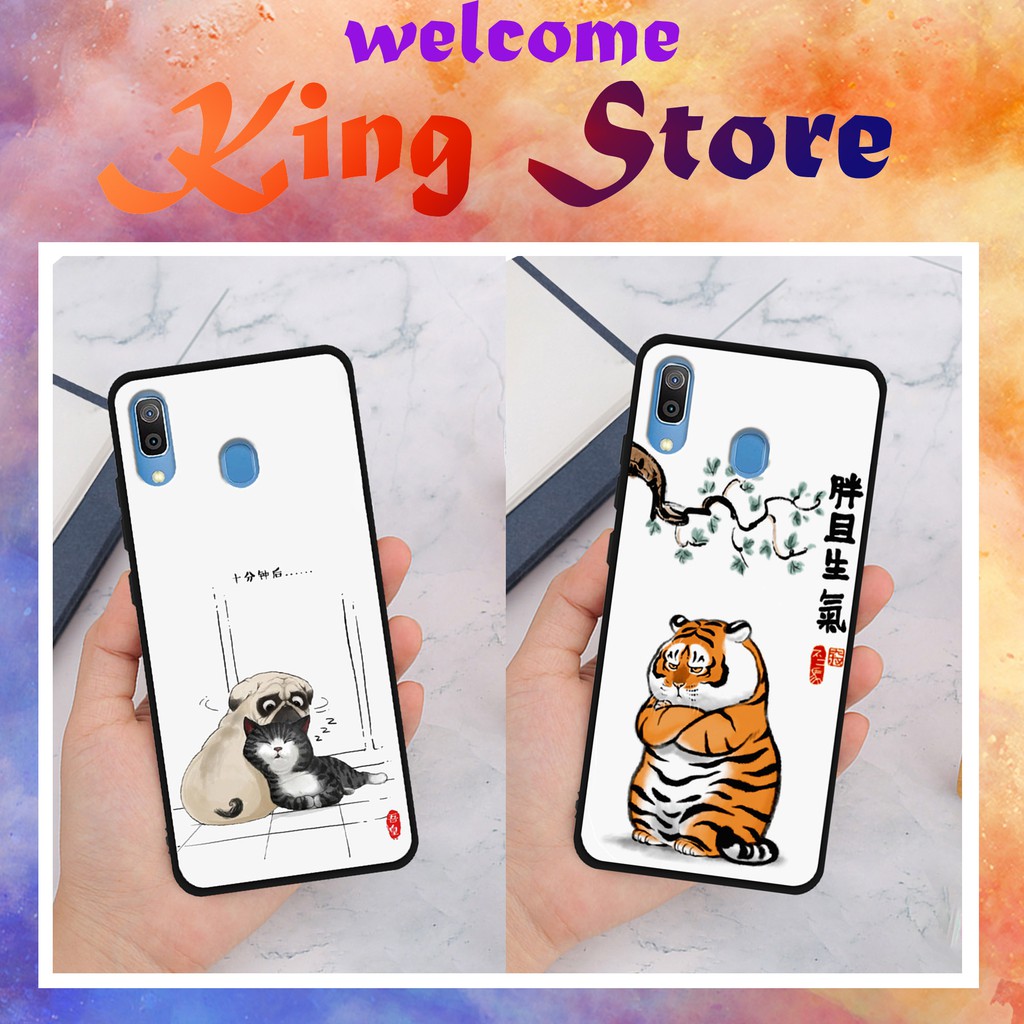 Ốp lưng SamSung A10/A20/A30/A40 in hình Chó mèo siêu đáng yêu, độc, lạ_KINGSTORE.HN_Ốp SS A10/A20/A30/A40