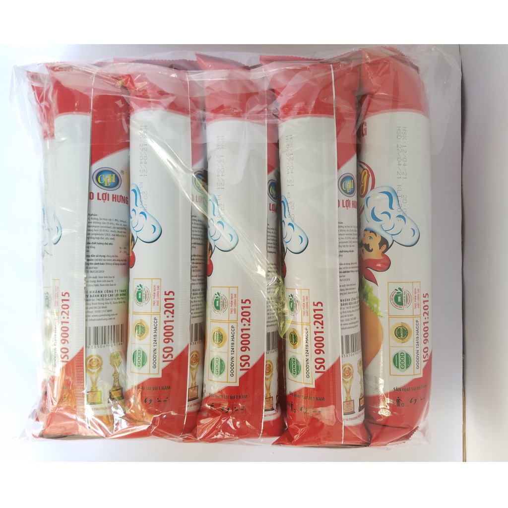 LỐC 10 BÁNH MÌ CHÀ BÔNG HEO 70G