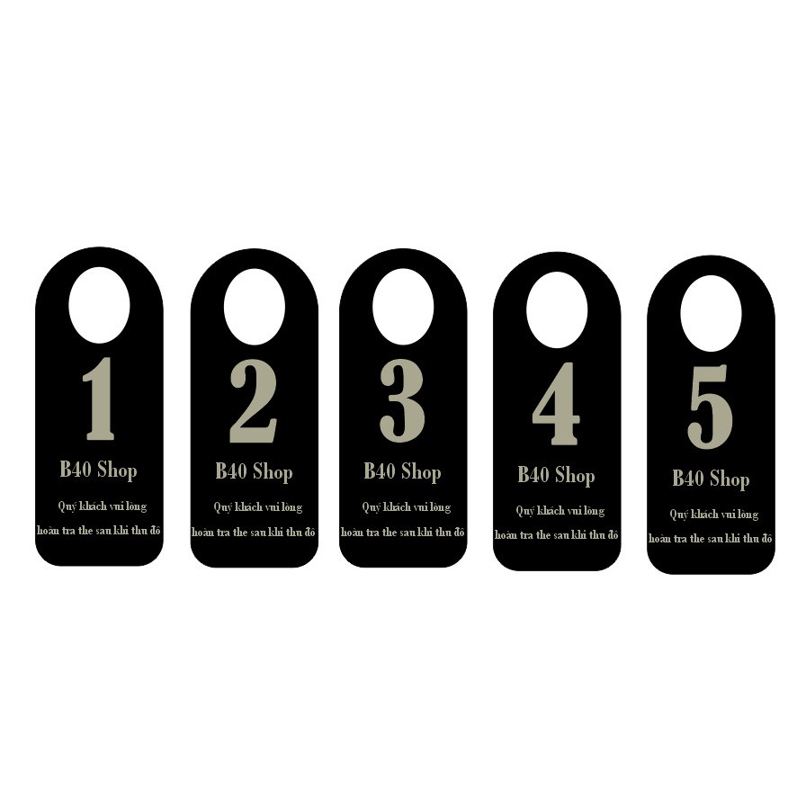 Thẻ mica theo yêu cầu