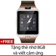 Đồng hồ thông minh dz09 kèm Thẻ nhớ 8GB + bút cảm ứng ( nâu )
