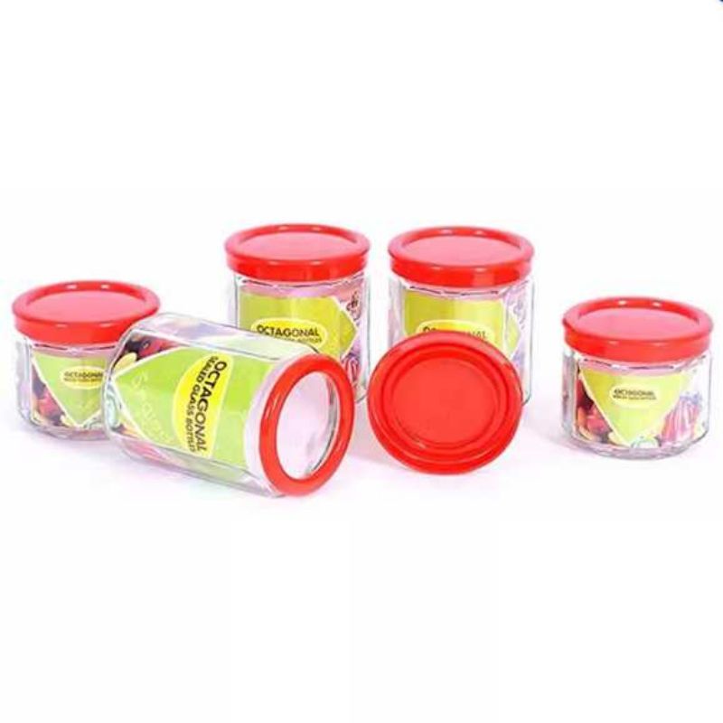 Bộ 5 lọ thủy tinh