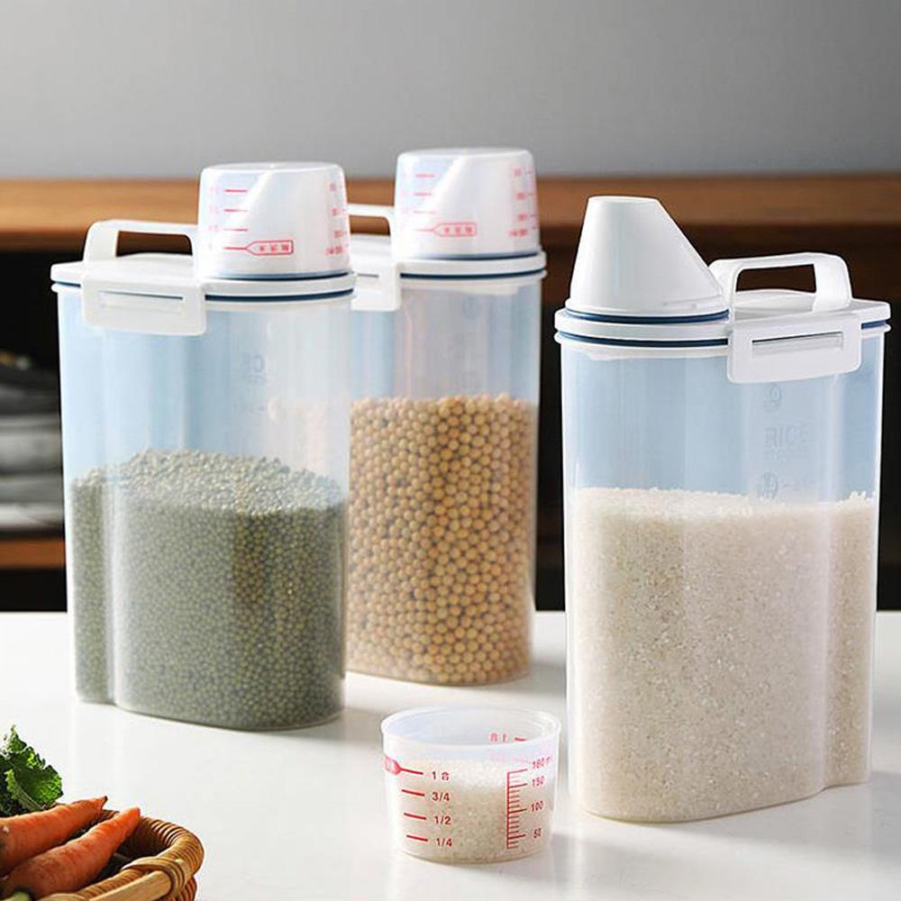 Hộp Đựng Ngũ Cốc / Thức Ăn Kín Chống Ẩm Tiện Dụng Cho Gia Đình