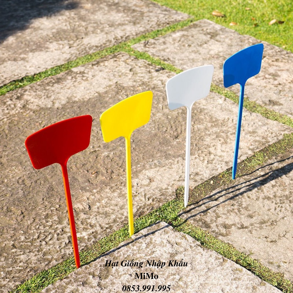 Thẻ ghi tên cây trồng cỡ lớn - Đánh dấu thông tin và trang trí cây trồng, decor sân vườn