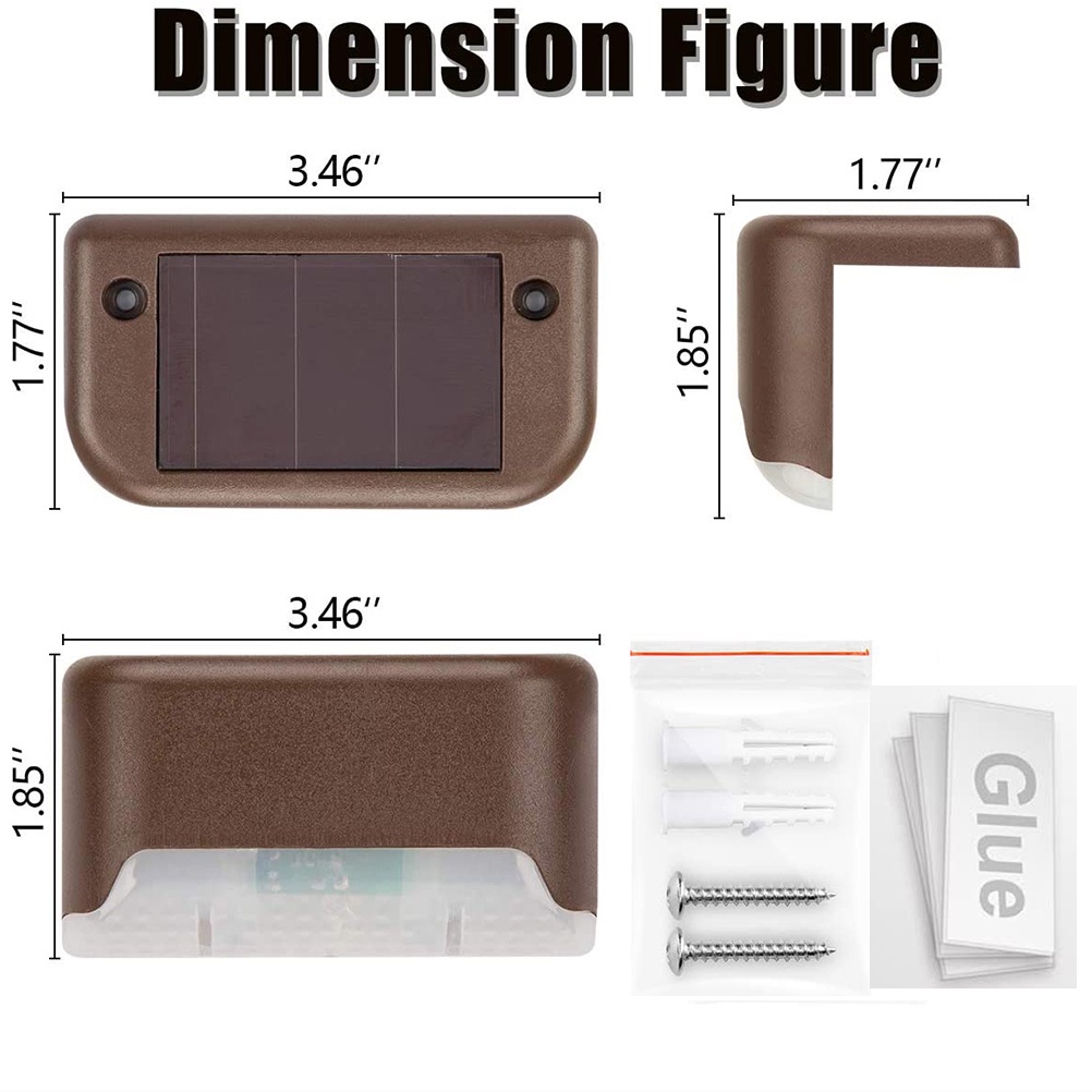 Đèn Led Năng Lượng Mặt Trời Chống Thấm Nước Trang Trí Sân Vườn