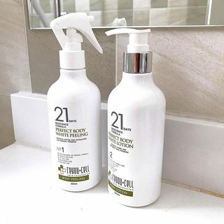 Bộ dưỡng trắng toàn thân 21 days perfect body white lotion