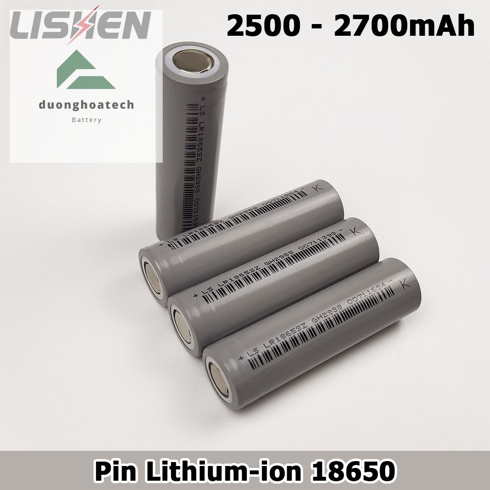 Cell Pin 3.7V 18650 Lishen Xám 2600mAh - 10C  - Nội trở 16mΩ - 18mΩ