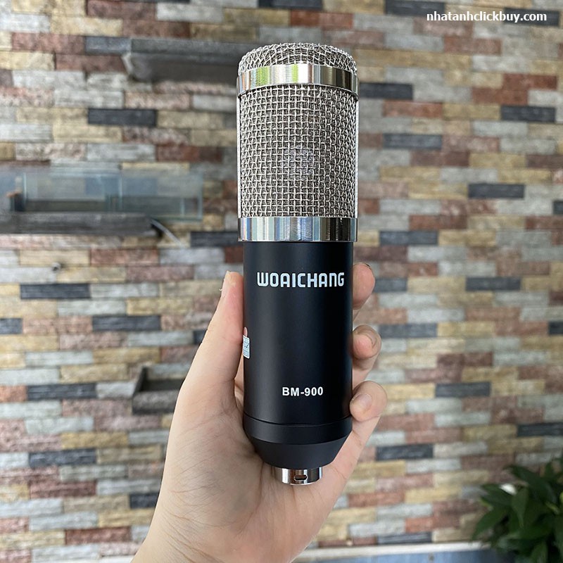 Combo micro WOAICHANG BM-900 và sound card V8