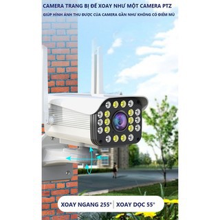 Camera Wifi Yoosee 3.0 Mpx Ngoài Trời Xoay 360° 4 râu Xem đêm có màu- đàm thoại 2 chiều - Bảo Hành 2 Năm | BigBuy360 - bigbuy360.vn