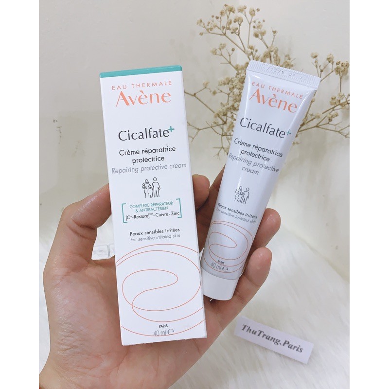 Kem Phục Hồi Avene Cicalfate, làm lành sẹo và cấp ẩm cho da Avene Cicalfate Restorative Skin Cream 40ml-100ml