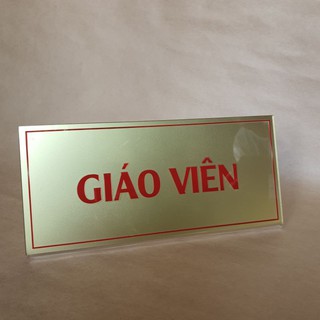 Bảng chức danh mica để bàn