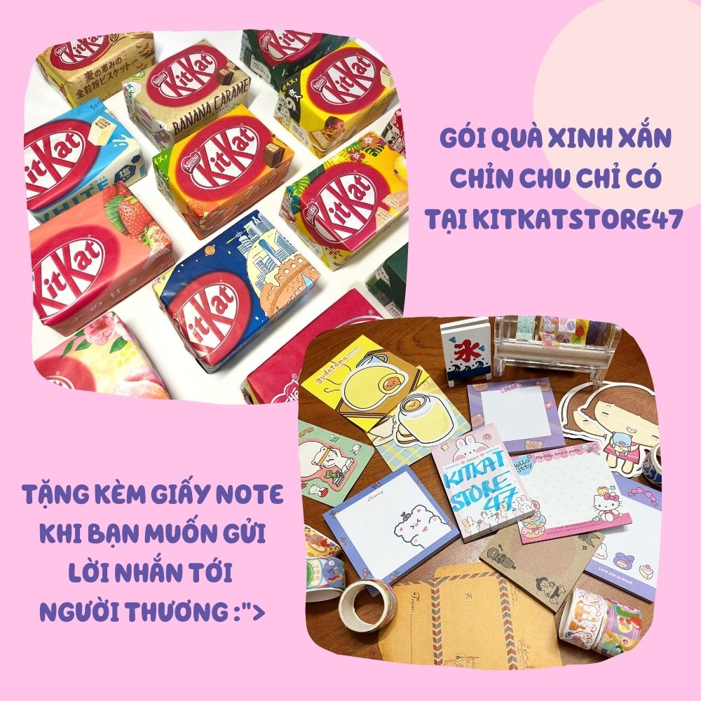 HỘP KITKAT BOX 10 VỊ SIÊU LẠ & NGON