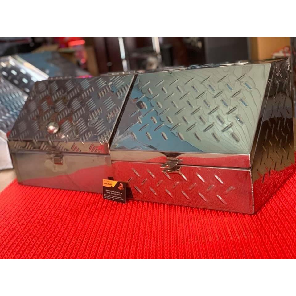 THÙNG ĐỰNG ĐỒ NGHỀ INOX CHO XE TẢI KT 40X30X30cm - HÀNG CAO CẤP CHẤT LƯỢNG