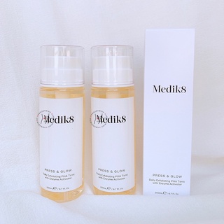 Nước hoa hồng căng bóng da Medik8 Press Glow 200ml
