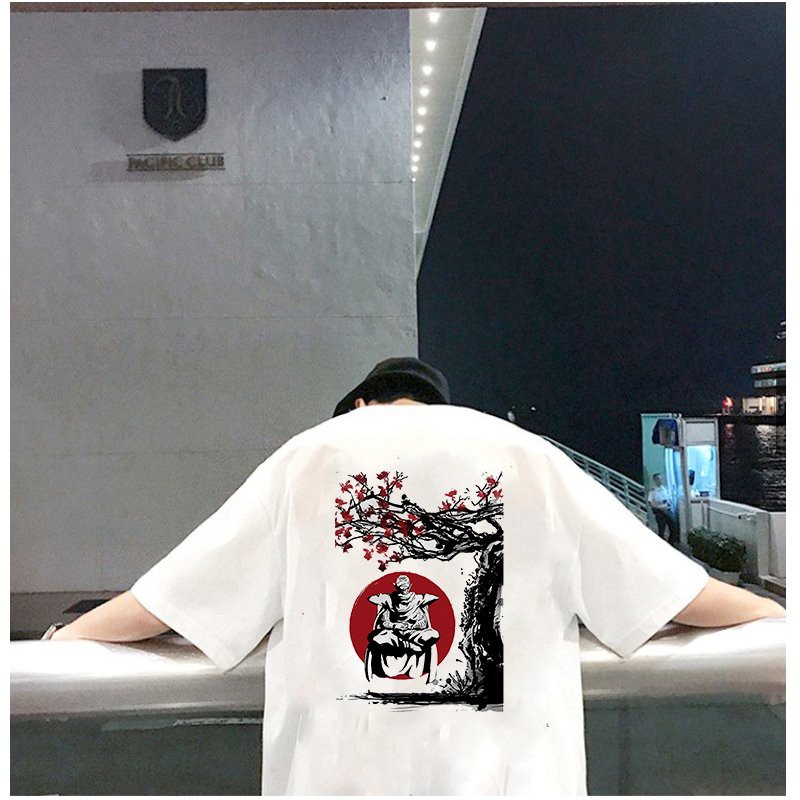 Áo thun unisex form rộng Nhật Bản đẹp độc lạ phong cách cá tính vải dày mịn 2019T2334