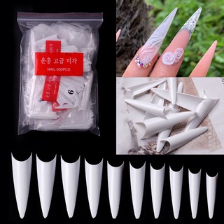 Móng nối típ phom dài chẩn nhọn,móng giả nail