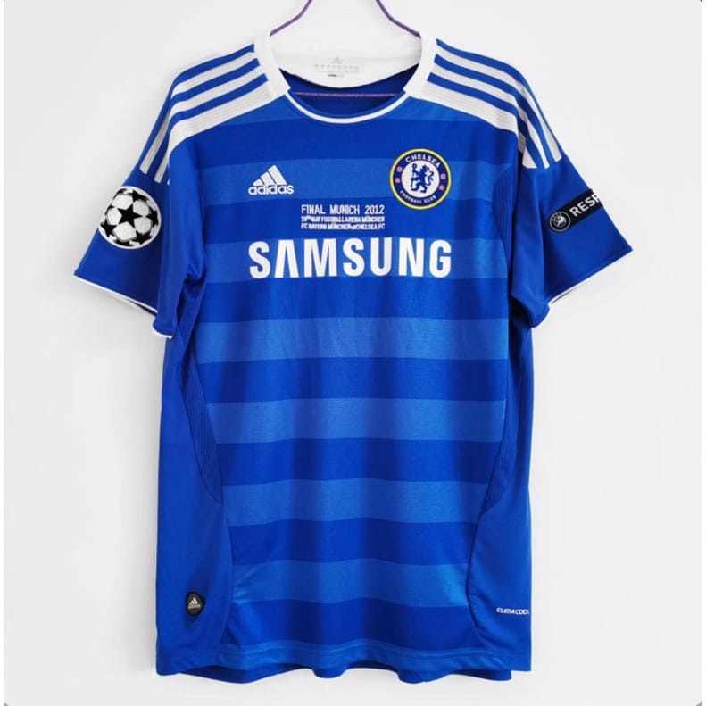 Áo thun câu lạc bộ Chelsea Final UCL 2012 phong cách Retro