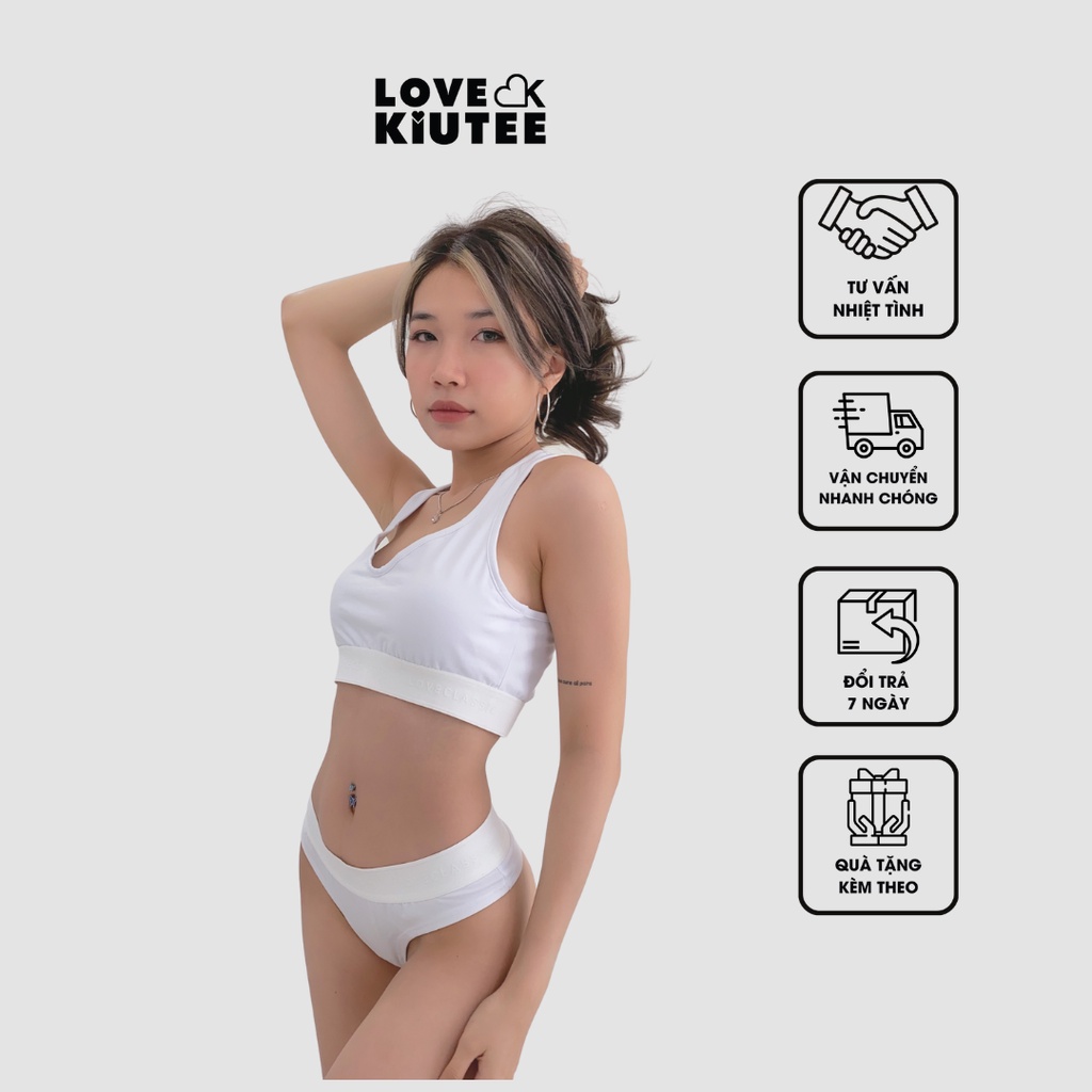 Nguyên bộ Áo Bralette dành cho nữ và quần dành cho nam Love Classic LOVEKIUTEE