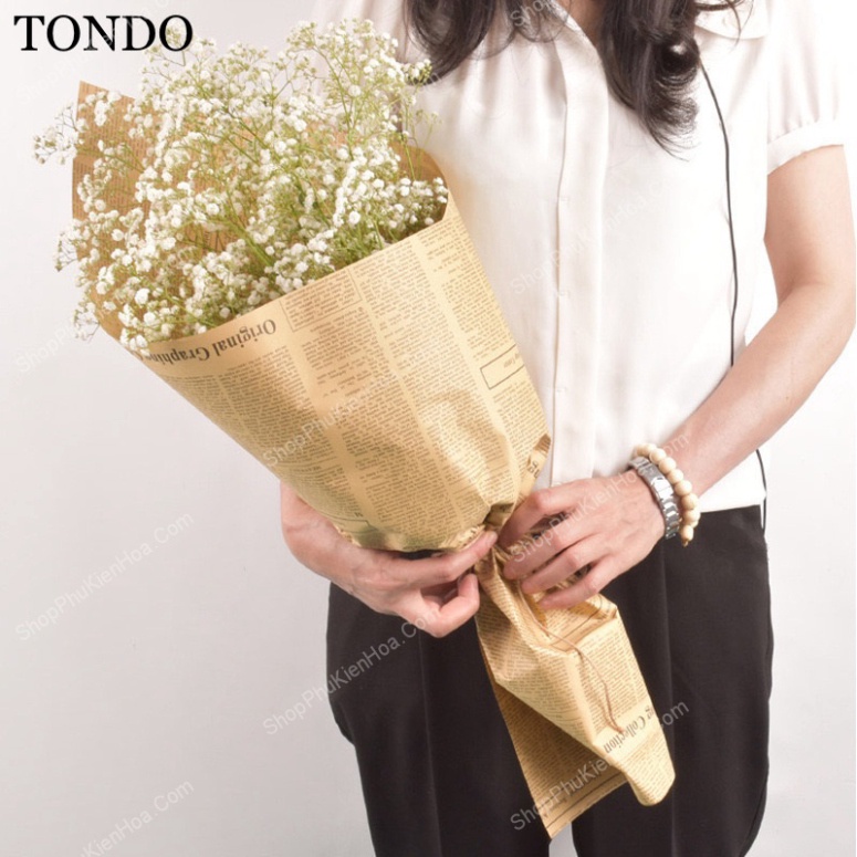 Kho giá sỉ Giấy Báo, Giấy Xi Gói Hoa Bó Hoa kích thước 50-70 cm